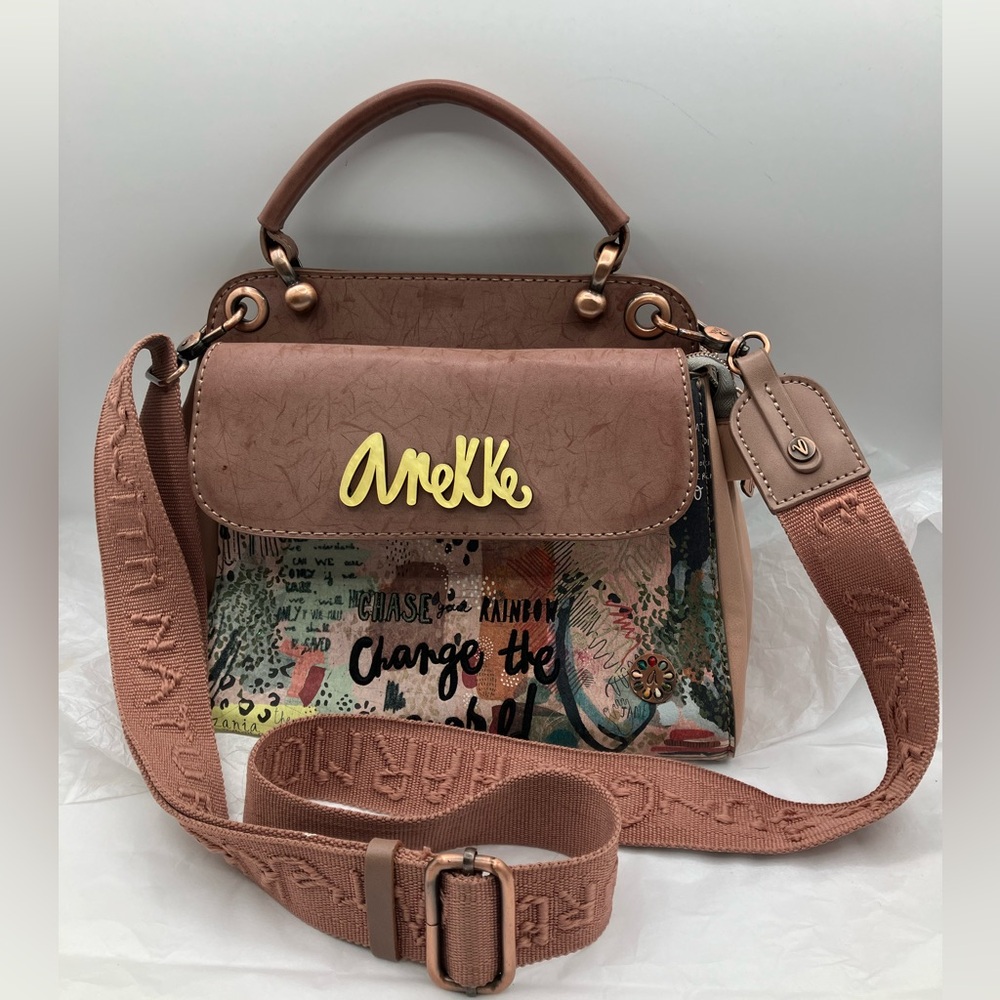 ANEKKE CANADIAN ARTIST BAG like brand new ! Brown and Multicolor Women's Bag